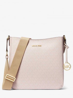 Michaelkors Jet Set Travel Large Signature Logo Růžové | SN-MK27206