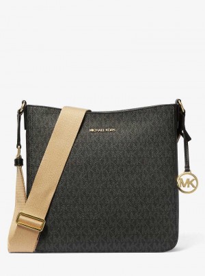 Michaelkors Jet Set Travel Large Signature Logo Černé | SN-MK27232