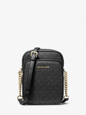 Michaelkors Jet Set Travel Medium Logo Černé | SN-MK27279