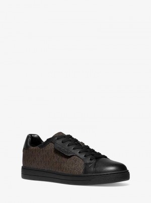 Michaelkors Keating Logo and Leather Hnědé | SN-MK28212