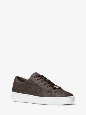 Michaelkors Keaton Logo Hnědé | SN-MK27428