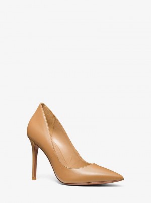 Michaelkors Keke Leather Hnědé | SN-MK27527