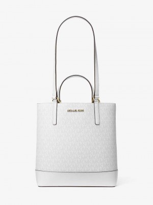 Michaelkors Kelli Small Signature Logo Bílé | SN-MK26850