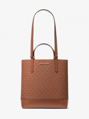 Michaelkors Kelli Small Signature Logo Hnědé | SN-MK26849