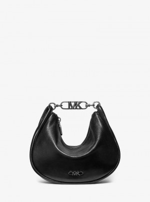 Michaelkors Kendall Small Leather Černé | SN-MK27063