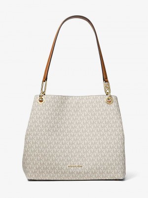 Michaelkors Kensington Large Signature Logo Světle Žluté | SN-MK27018