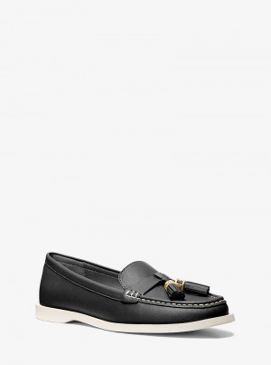 Michaelkors Kiernan Leather Černé | SN-MK27679