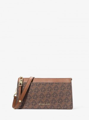 Michaelkors Large Empire Signature Logo Convertible Hnědé | SN-MK27219