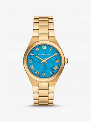 Michaelkors Lennox Gold-Tone Watch Zlaté | SN-MK28415