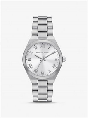 Michaelkors Lennox Silver-Tone Watch Stříbrné | SN-MK28388