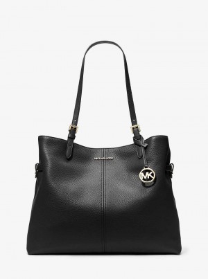 Michaelkors Lenox Large Leather Černé | SN-MK26934