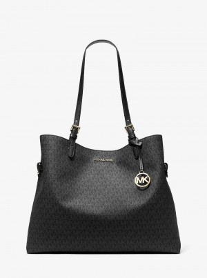 Michaelkors Lenox Large Signature Logo Černé | SN-MK26878