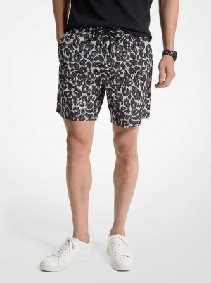 Michaelkors Leopard Logo Šedé | SN-MK28040
