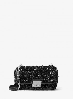 Michaelkors Limited-Edition Tribeca Small Hand-Embellished Černé | SN-MK27055