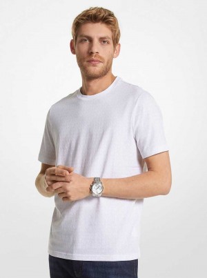 Michaelkors Logo Cotton Bílé | SN-MK27931