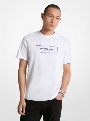 Michaelkors Logo Cotton Bílé | SN-MK27942