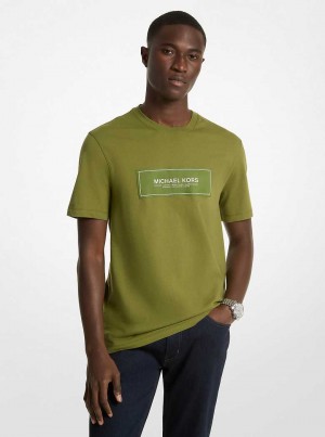 Michaelkors Logo Cotton Zelene | SN-MK27928