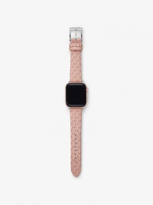 Michaelkors Logo Strap For Apple Watch® Růžové | SN-MK28275