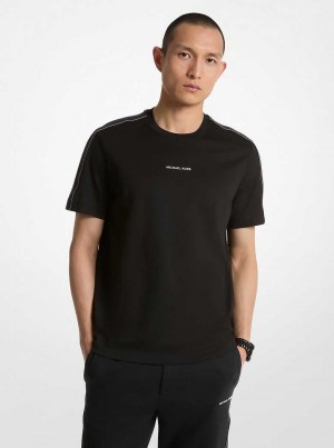 Michaelkors Logo Tape Cotton Černé | SN-MK27938