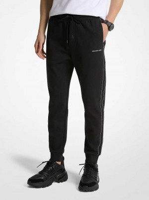 Michaelkors Logo Tape Cotton Černé | SN-MK27963