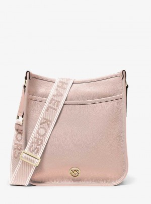 Michaelkors Luisa Large Pebbled Leather Růžové | SN-MK27275