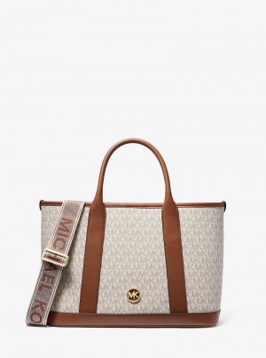 Michaelkors Luisa Medium Signature Logo Světle Žluté | SN-MK27344