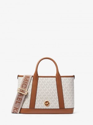 Michaelkors Luisa Small Signature Logo Světle Žluté | SN-MK27352