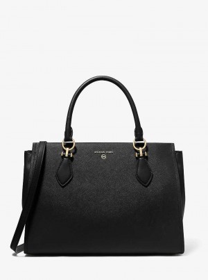 Michaelkors Marilyn Large Saffiano Leather Černé | SN-MK27302