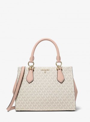Michaelkors Marilyn Medium Logo Světle Žluté Růžové | SN-MK27313