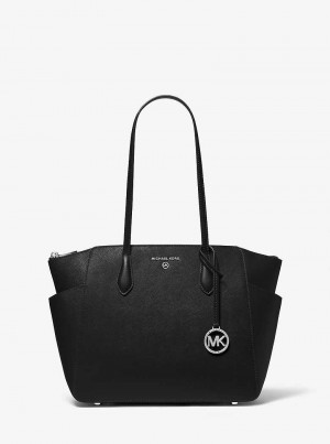 Michaelkors Marilyn Medium Saffiano Leather Černé | SN-MK26906