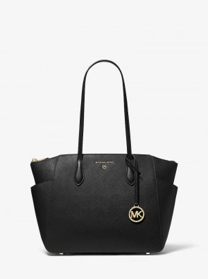 Michaelkors Marilyn Medium Saffiano Leather Černé | SN-MK26920