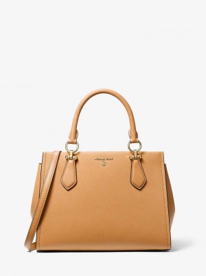 Michaelkors Marilyn Medium Saffiano Leather Hnědé | SN-MK27306