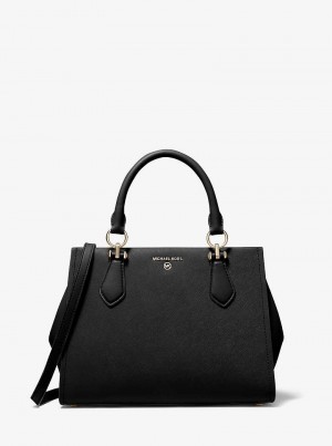 Michaelkors Marilyn Medium Saffiano Leather Černé | SN-MK27309