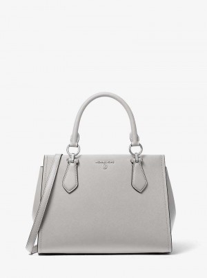 Michaelkors Marilyn Medium Saffiano Leather Šedé | SN-MK27314