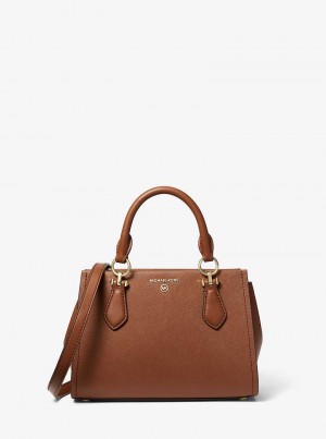 Michaelkors Marilyn Small Saffiano Leather Hnědé | SN-MK27246