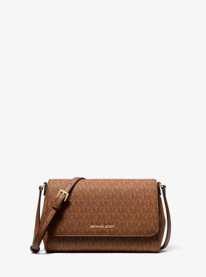 Michaelkors Medium Logo Convertible Hnědé | SN-MK27128