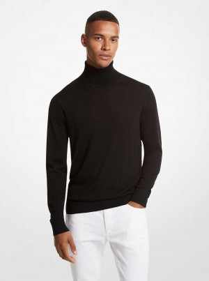 Michaelkors Merino Wool Turtleneck Černé | SN-MK28049