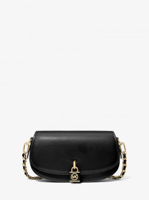 Michaelkors Mila Small Leather Černé | SN-MK27105