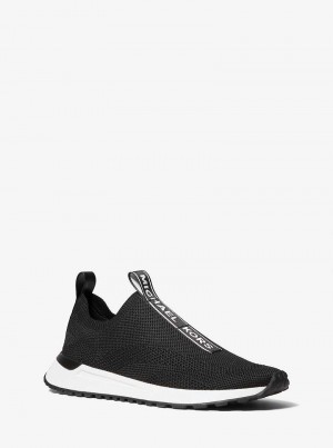 Michaelkors Miles Stretch Knit Slip-on Černé | SN-MK28222