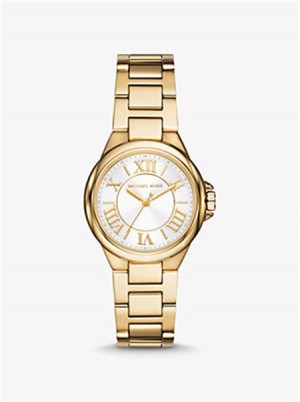Michaelkors Mini Camille Gold-Tone Watch Zlaté | SN-MK28360