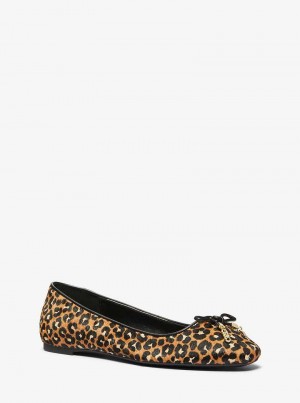 Michaelkors Nori Leopard Print Calf Hair Černé | SN-MK27706
