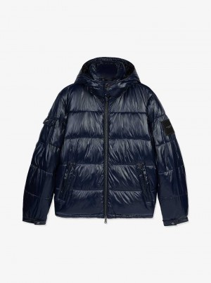 Michaelkors Northend Quilted Nylon Tmavě Blankyt | SN-MK28078