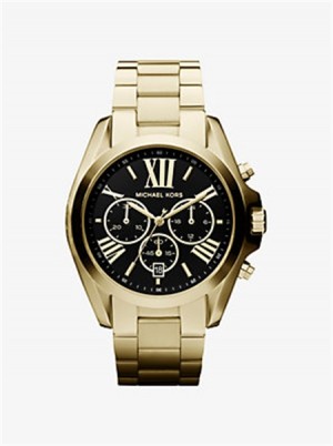 Michaelkors Oversized Bradshaw Gold-Tone Watch Zlaté | SN-MK28390