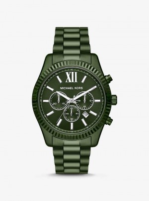Michaelkors Oversized Lexington Green-Tone Olivy Zelené | SN-MK28254