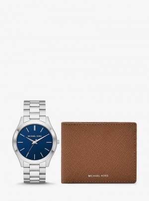 Michaelkors Oversized Slim Runway Silver-Tone Zlaté | SN-MK28269
