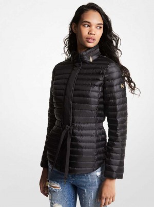 Michaelkors Packable Nylon Černé | SN-MK26591