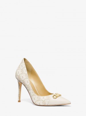 Michaelkors Parker Empire Signature Logo Světle Žluté | SN-MK27632