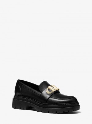 Michaelkors Parker Leather Černé | SN-MK27663