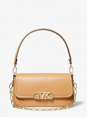Michaelkors Parker Medium Leather Hnědé | SN-MK26950