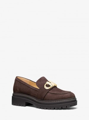 Michaelkors Parker Suede Čokolády | SN-MK27697